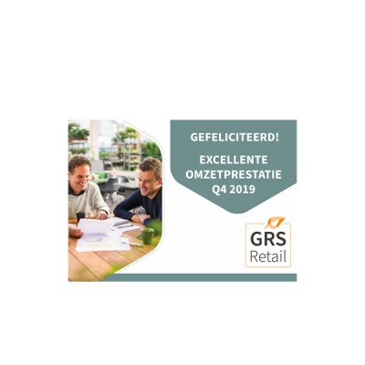 Prijs voor excellente omzetprestatie Q4 AVRI Bloem- en Tuincentrum