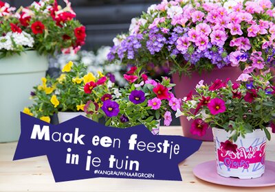 Maak een feestje in je tuin!